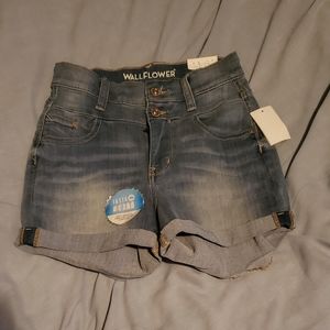 Light Wash Jean Shorts